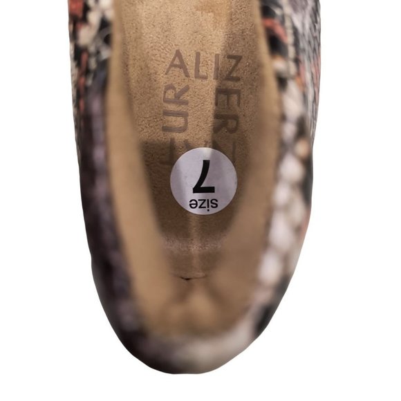 Naturalizer Vivienne Ballet Flat Woman's Sze 7 Snake Print Synthetic - Picture 7 of 9